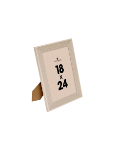 Cornice foto, effetto pietra, Missy, 18x24 cm, beige, MDF e vetro