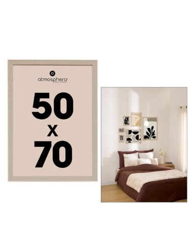 Cornice foto, effetto pietra, Missy, 50x70 cm, beige, MDF e PS