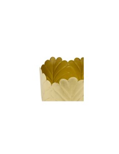 Portavaso, Belli, Set 2 pezzi, Metallo Dorato, Dimensioni M e L, Diametro 21 cm