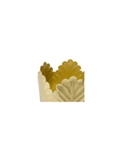 Portavaso, Belli, Set 2 pezzi, Metallo Dorato, Dimensioni M e L, Diametro 21 cm