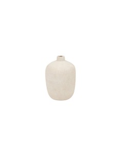 Vaso, gres, Romia, beige, D.22,5 x H.31 cm, collezione Wonja