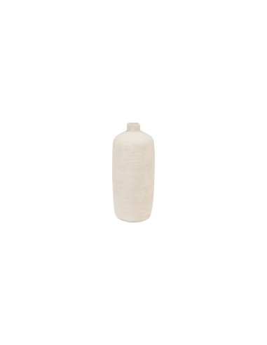 Vaso, gres, Romia, beige, D.19 x H.43,5 cm, collezione Wonja