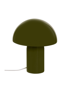 Lampada fungo Lito, metallo verde kaki, 20 x 20 x 24,5 cm