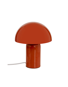 Lampada fungo Lito, metallo terracotta, 20 x 20 x 24,5 cm
