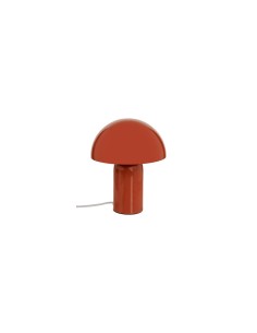 Lampada fungo Lito, metallo terracotta, 20 x 20 x 24,5 cm