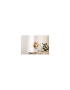 Decorazione, parete, sole, Edwige, metallo dorato, Ø80 cm, stile moderno 2