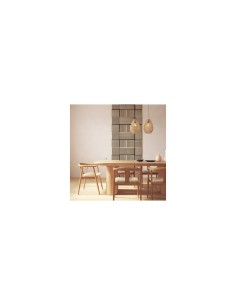 Set 3 pannelli decorativi, Colva, 30 x 30 cm, MDF, effetto legno chiaro, isolamento acustico 2