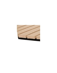 Set 3 pannelli decorativi, Colva, esagono, 30 x 26 cm, MDF, effetto legno chiaro, isolamento acustico