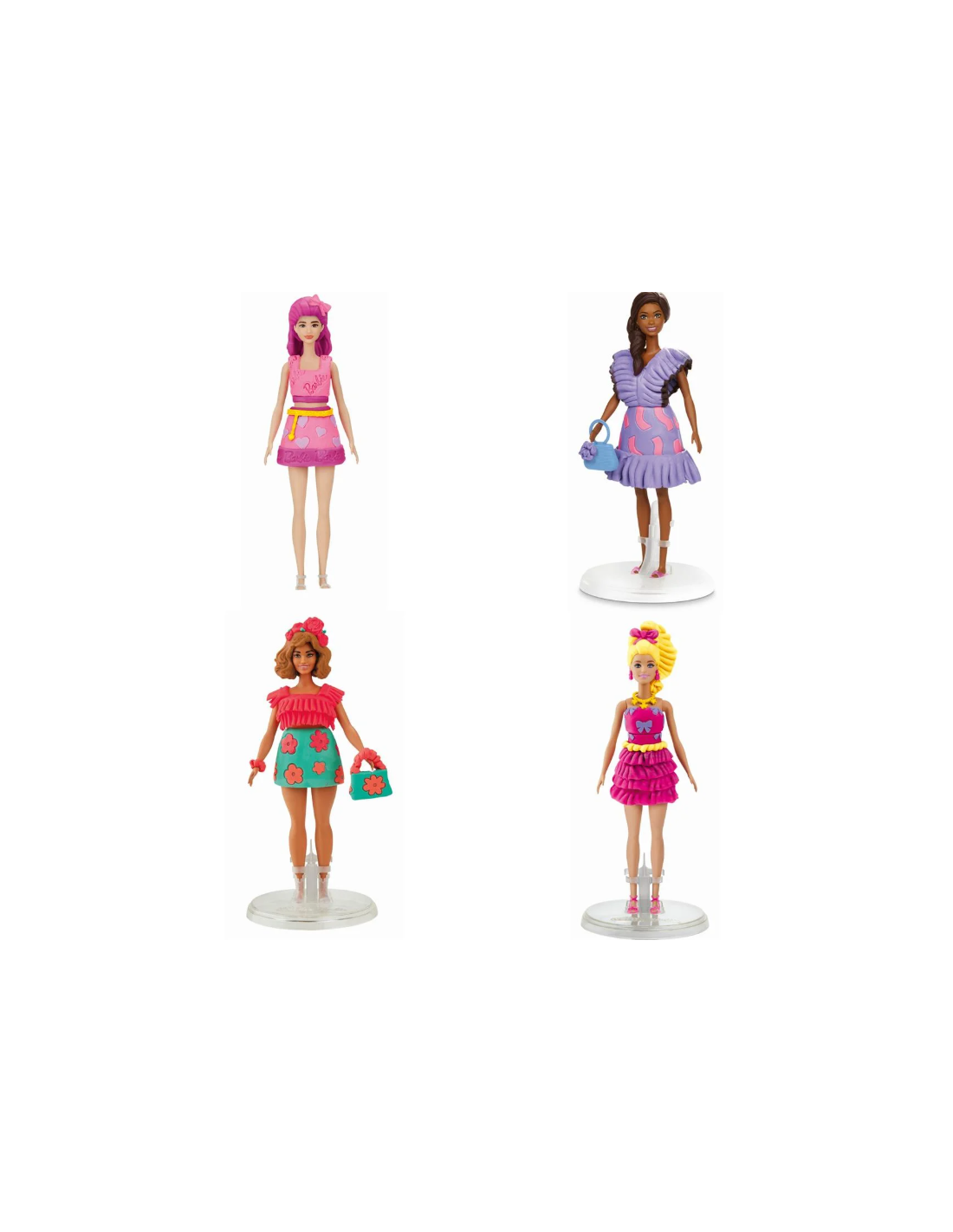 PLAY DOH  BARBIE DESIGNER BAMBOLE ASSORTITE HASBRO G1354