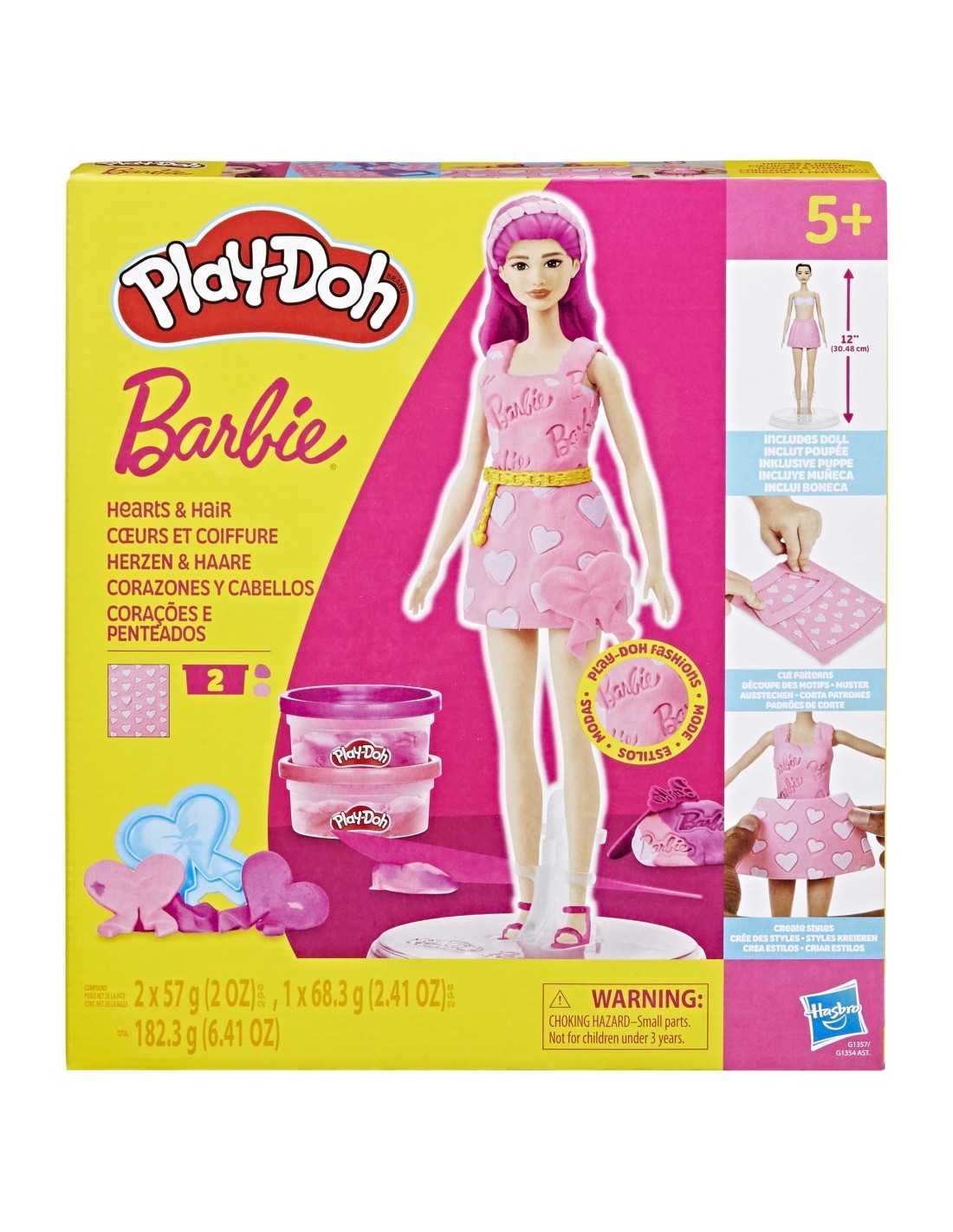 PLAY DOH  BARBIE DESIGNER BAMBOLE ASSORTITE HASBRO G1354