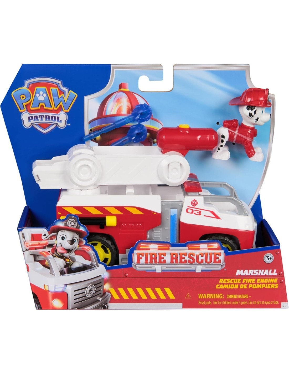 PAW PATROL FIRE RESCUE CAMION POMPIERI DI MARSHALL