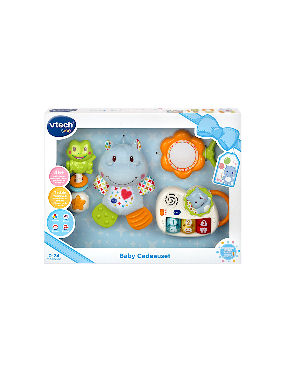 VTech Il Mio Primo Magico Cofanetto - Set Neonato con Peluche, Pianoforte e Sonaglino +0 Mesi