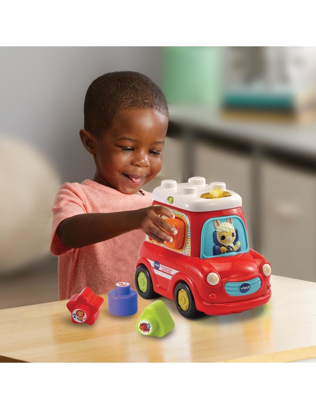 VTech La Mia Prima Macchina delle Forme - Tamburo Musicale Interattivo 12-36 Mesi