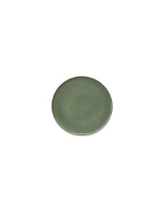 Piatto piano, Terre Inconnue, diametro 27 cm, verde kaki, faience, 26,7 x 2,3 cm 2
