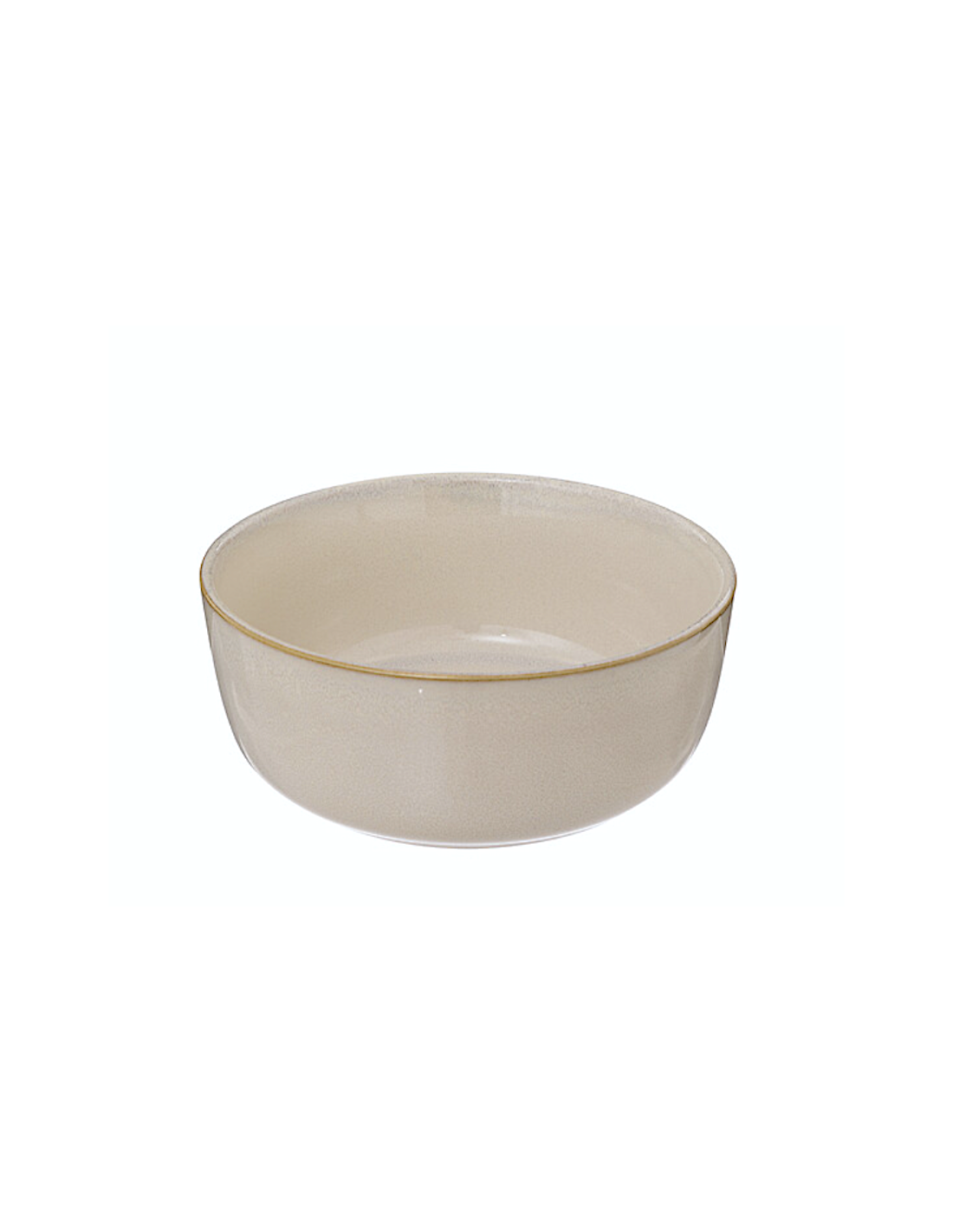 Ciotola, Terre Inconnue, diametro 15 cm, beige, faience, altezza 6,3 cm