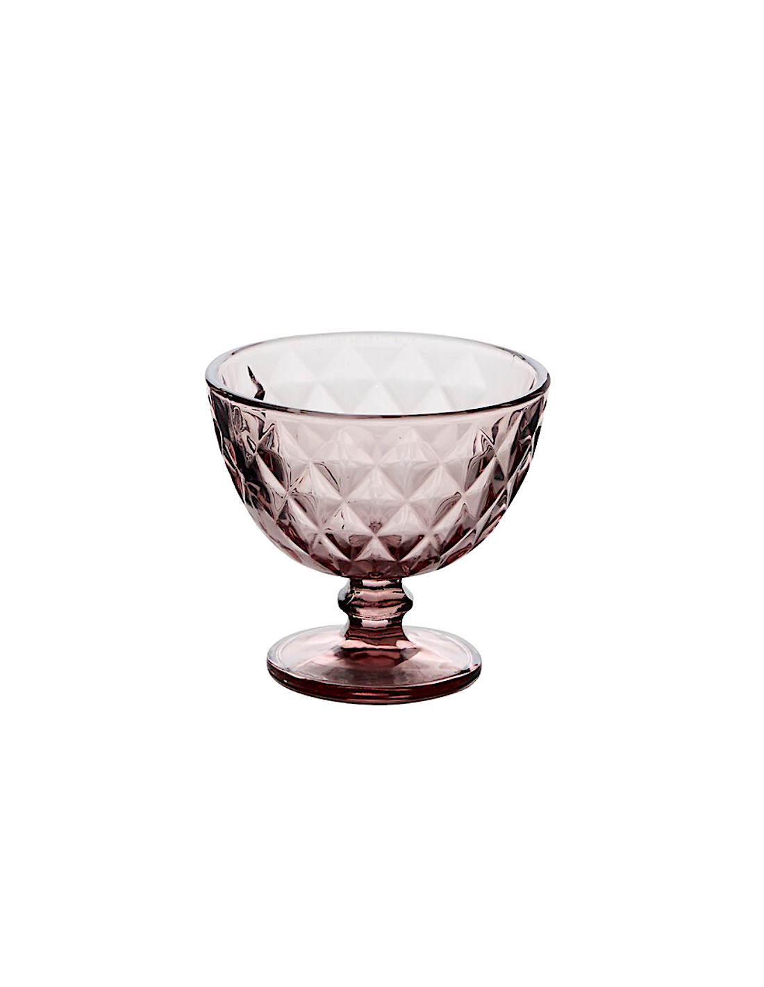 Coppa gelato Lea, 30 cl, rosa, vetro, dimensioni 11x10,2 cm