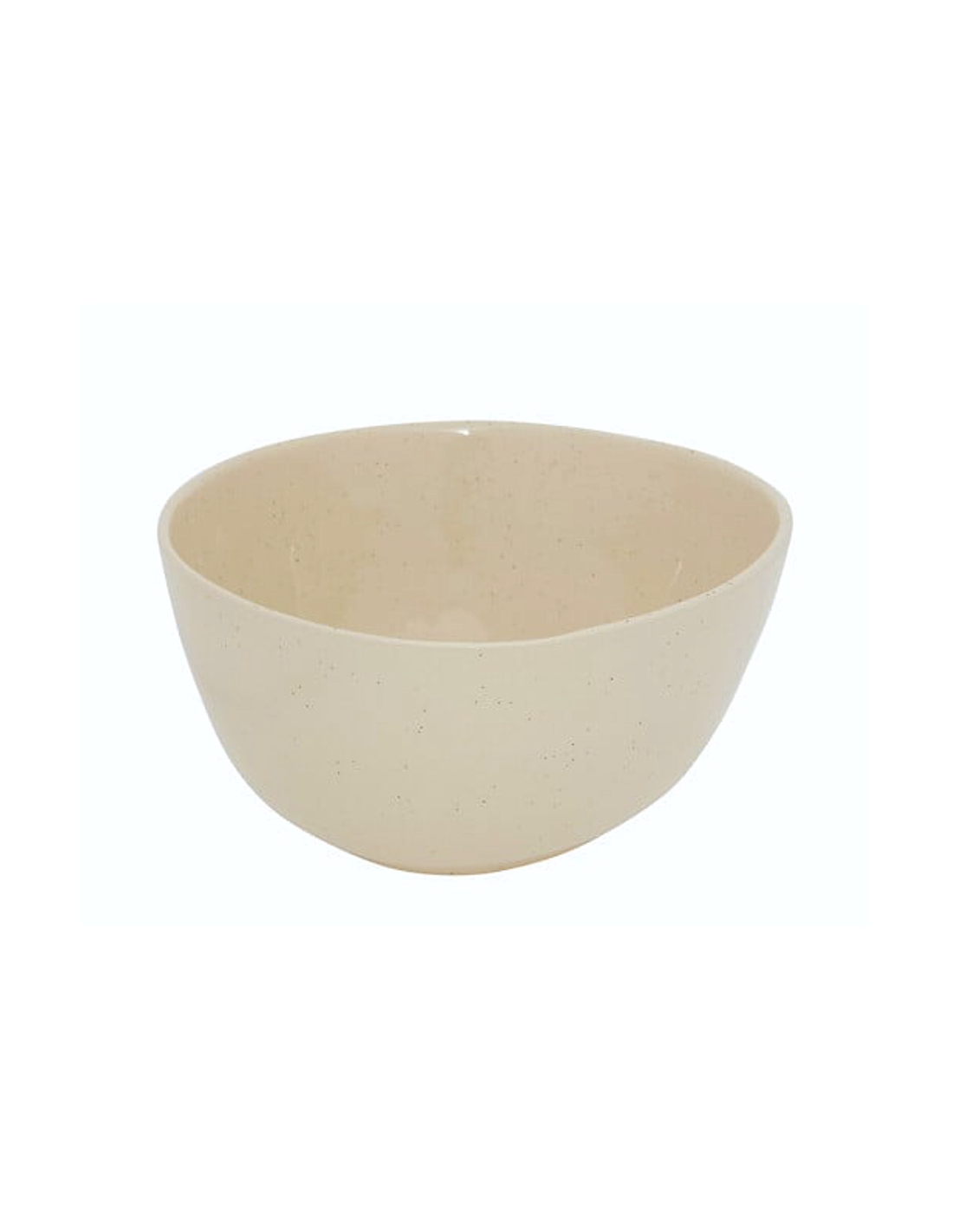 Insalatiera, Wonja, diametro 26 cm, crema, faience, 26,2 x 25 x 12,5 cm