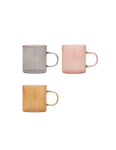 Tazzina espresso Mia, 10 cl, vetro colorato, assortita, dimensioni 7,9x5,3x5,7 cm