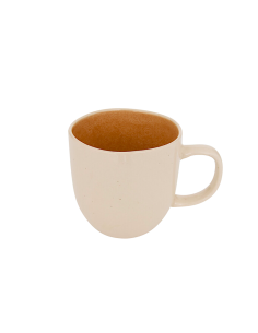 Tazza Wonja 44 cl, Faience ocra, 13,7 x 10,2 x 10 cm, collezione Wonja