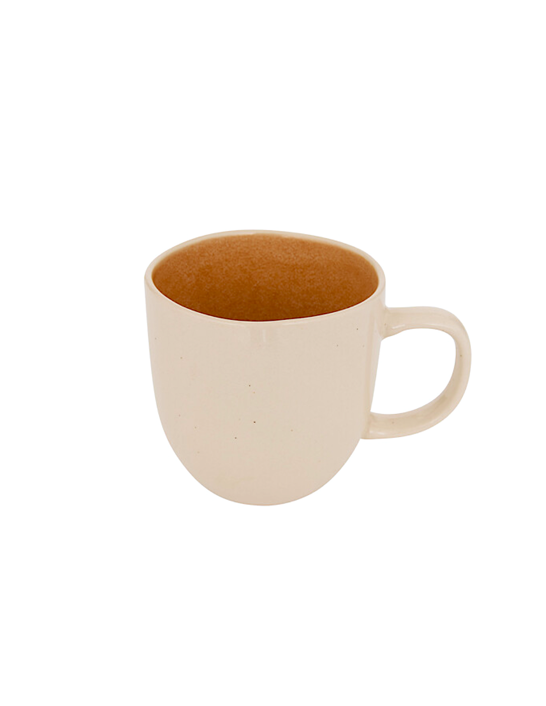 Tazza Wonja 44 cl, Faience ocra, 13,7 x 10,2 x 10 cm, collezione Wonja