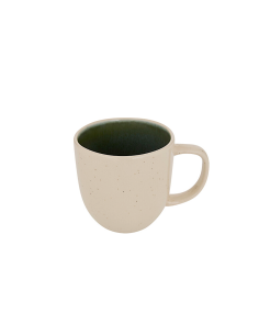 Tazza Wonja 44 cl, Faience verde, 13,7 x 10 x 10,2 cm, collezione Wonja