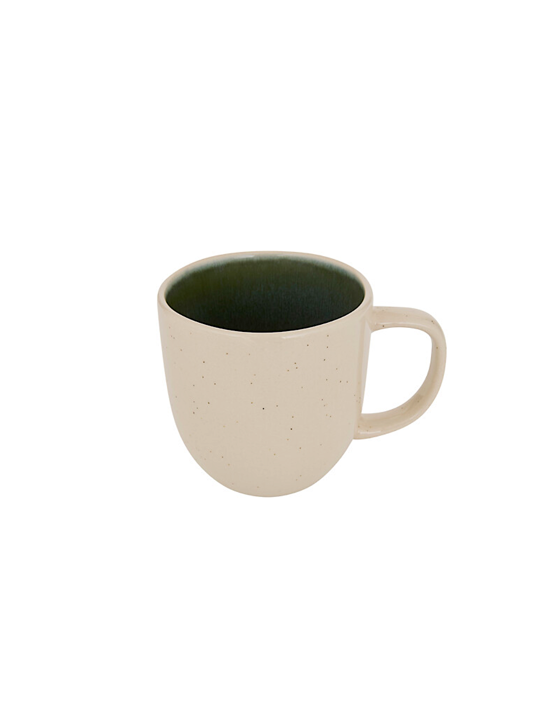 Tazza Wonja 44 cl, Faience verde, 13,7 x 10 x 10,2 cm, collezione Wonja