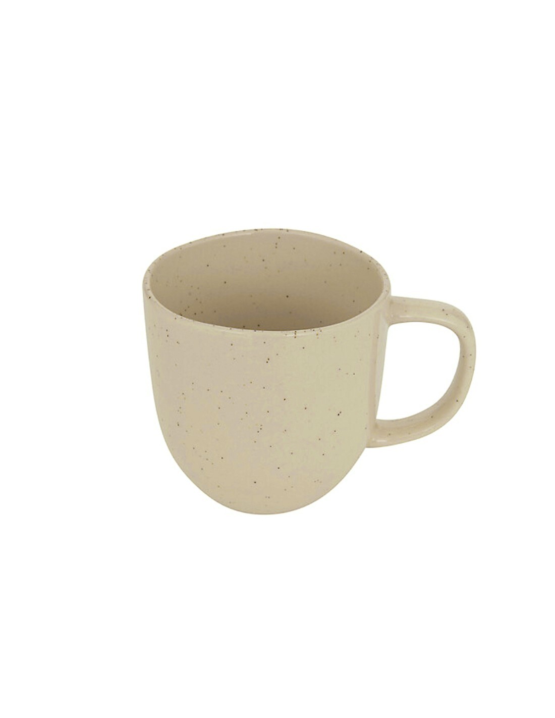 Tazza Wonja 44 cl, Faience crema, 13,7 x 10,2 x 10 cm, collezione Wonja