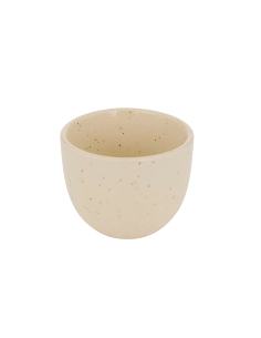 Tazzina espresso, Wonja, 10 cl, crema, faience, dimensioni 6,1x5,3 cm