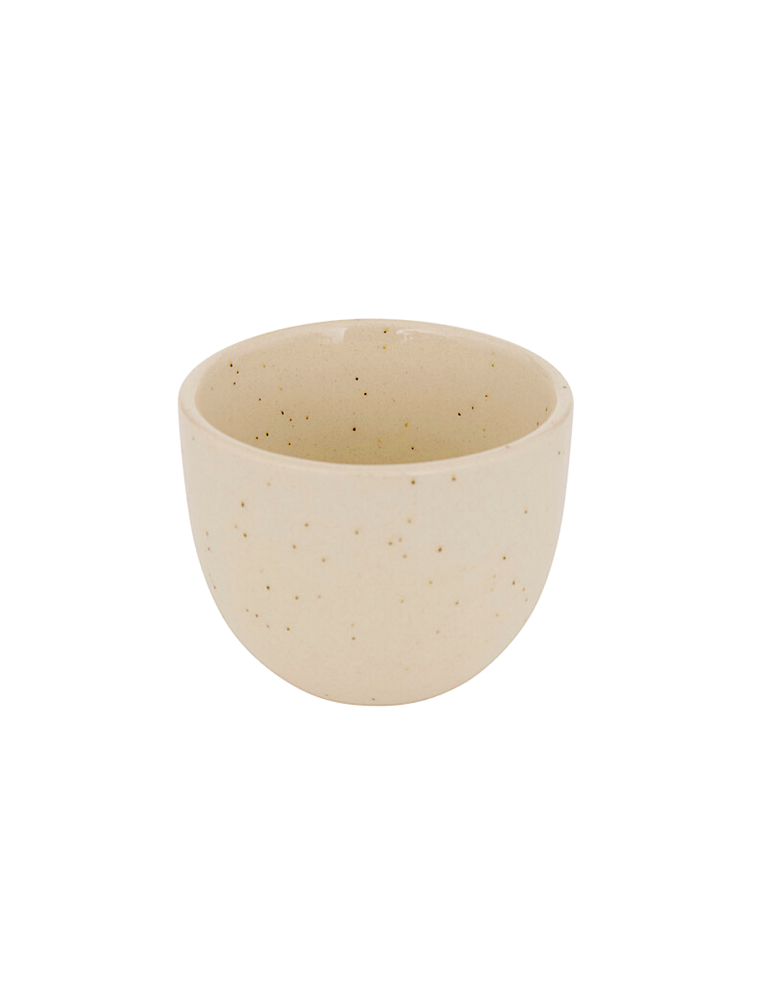 Tazzina espresso, Wonja, 10 cl, crema, faience, dimensioni 6,1x5,3 cm
