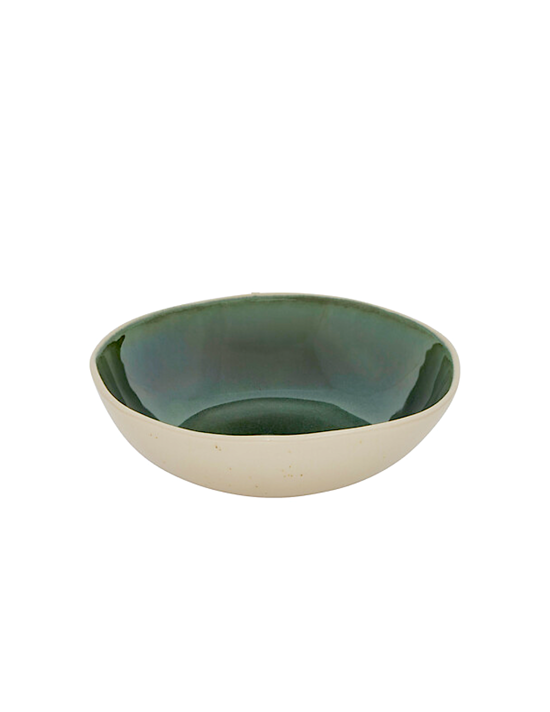 Piatto Fondo Wonja, Ø 19 cm, Verde, Faience, Collezione Wonja, Stile Naturale
