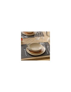 Piatto Fondo Wonja, Ø 19 cm, Crema, Faience, Collezione Wonja, Stile Naturale 2