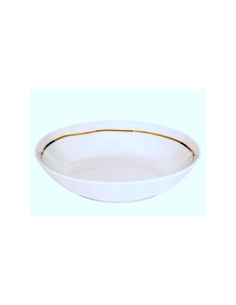 Piatto Fondo Selena, Ø 20 cm, Bianco, Porcellana, Elegante e Versatile