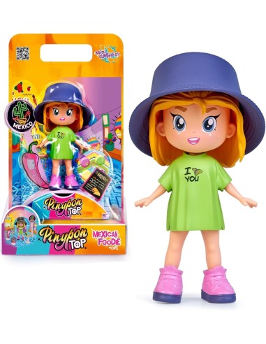 Pinypon Top Foodie Girl Famosa – Bambola Assortita a Tema Foodie