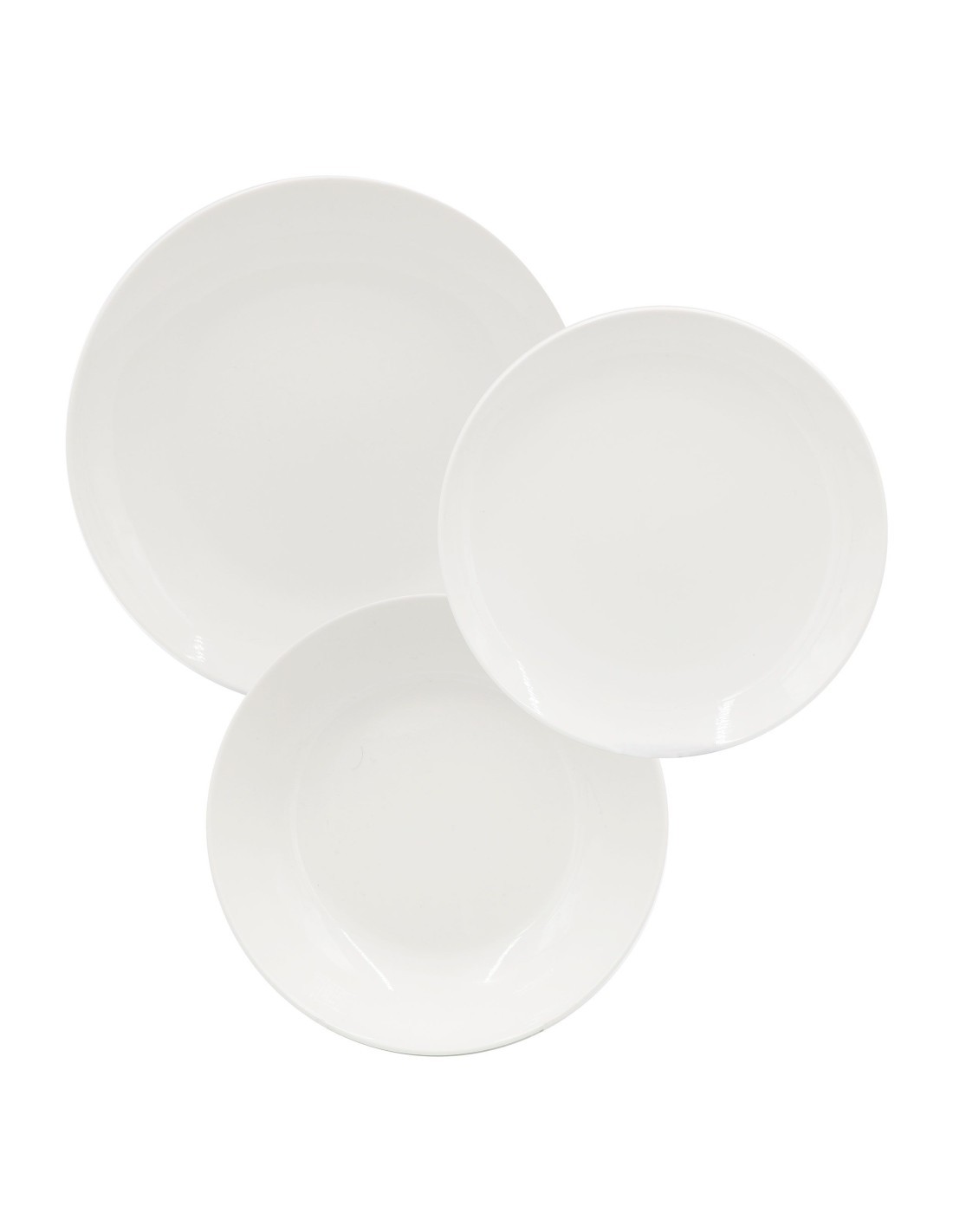 La Routine Servizio Tavola 18 Pezzi – Porcellana Elegante per 6 Persone