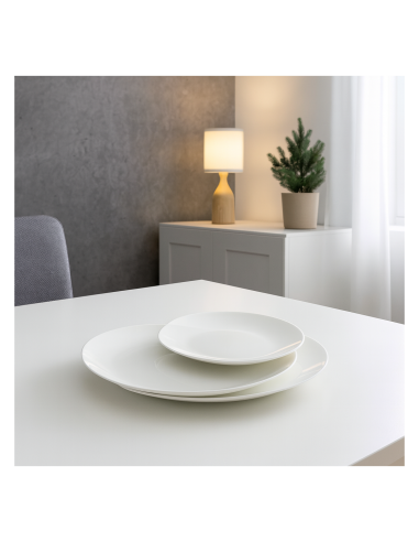 La Routine Servizio Tavola 18 Pezzi – Porcellana Elegante per 6 Persone