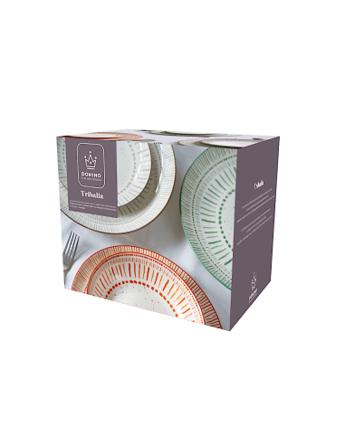 Servizio Tavola 18 Pezzi Tribalia – Porcellana Stile Romantico