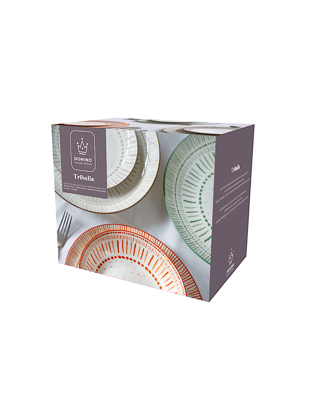 Servizio Tavola 18 Pezzi Tribalia – Porcellana Stile Romantico