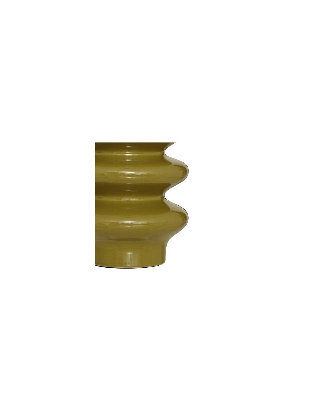 Lampada Vinus, altezza 45 cm, kaki, stoneware, diametro 20 cm