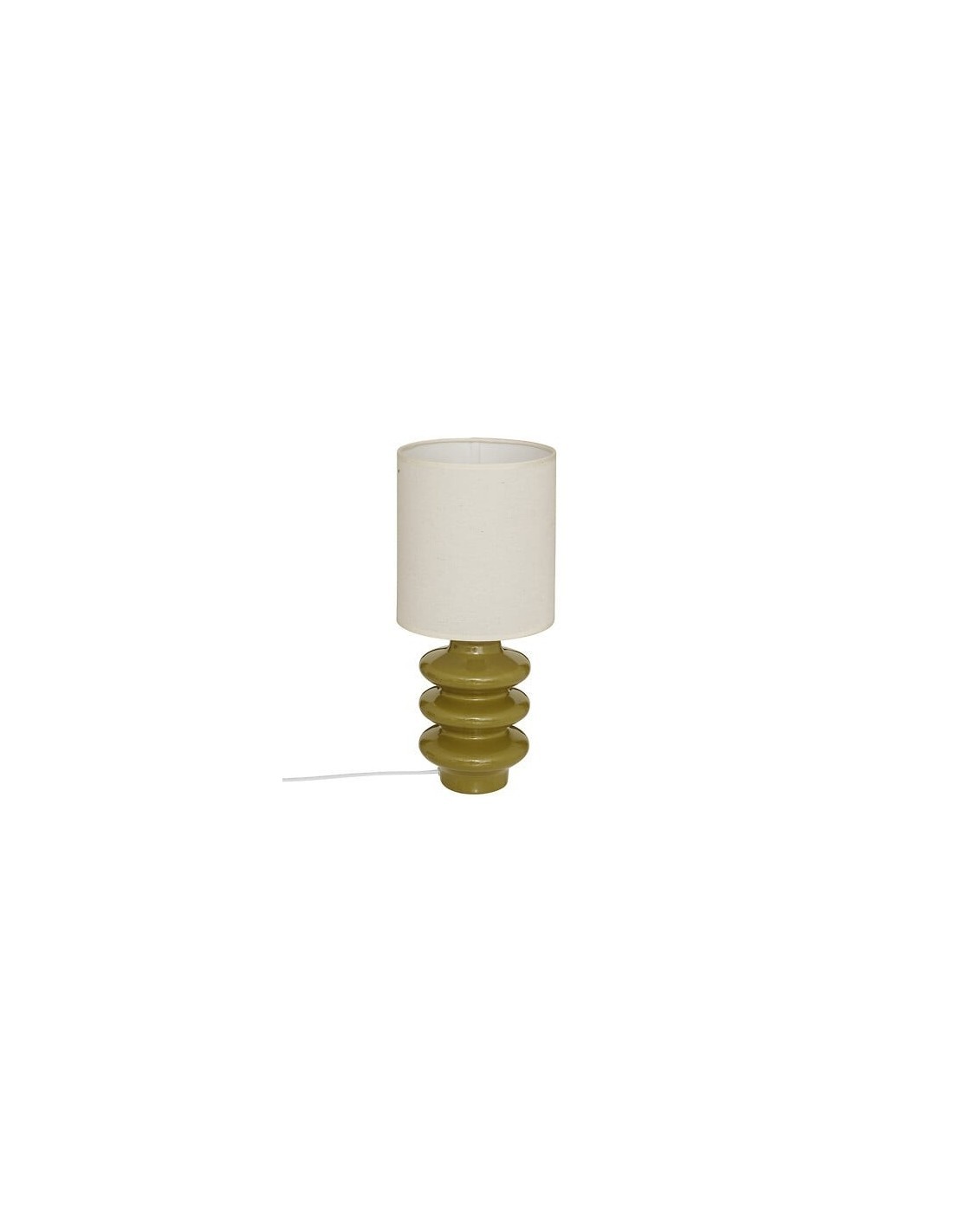 Lampada Vinus, altezza 45 cm, kaki, stoneware, diametro 20 cm