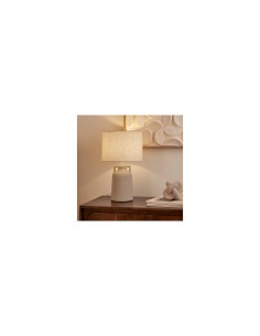 Lampada Gibus, altezza 45,5 cm, grigia, stoneware, diametro 28 cm