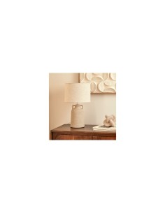 Lampada Gibus, altezza 45,5 cm, grigia, stoneware, diametro 28 cm