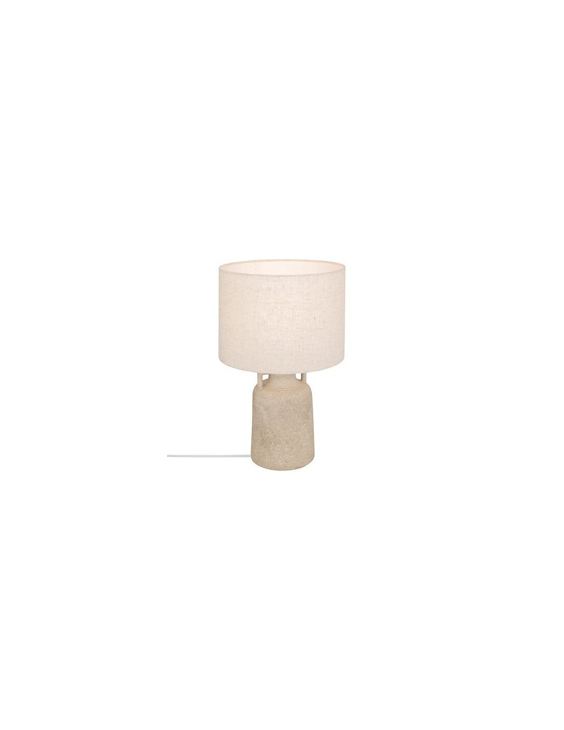 Lampada Gibus, altezza 45,5 cm, grigia, stoneware, diametro 28 cm