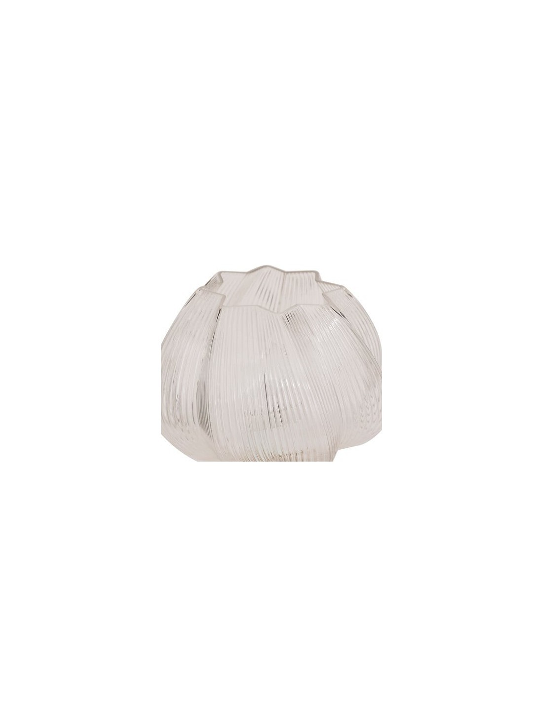 Lampada Phylas, D. 27,5 cm, A. 45,5 cm, ceramica beige, design moderno, arredo elegante