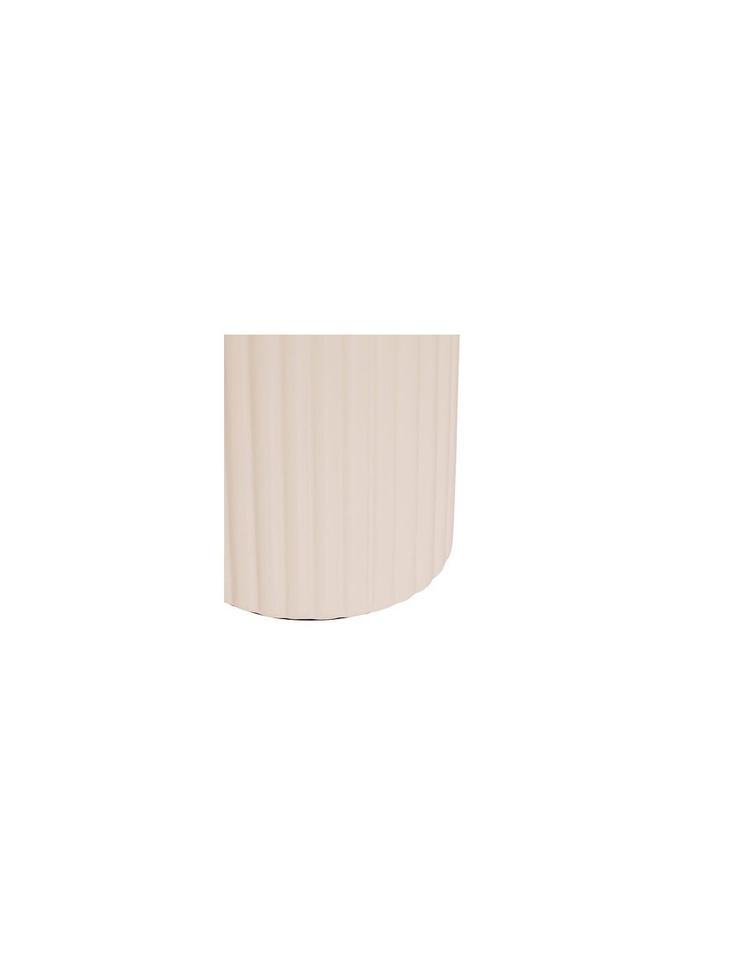 Lampada Phylas, D. 27,5 cm, A. 45,5 cm, ceramica beige, design moderno, arredo elegante