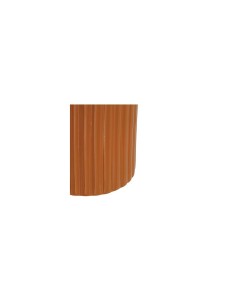Lampada Phylas, D. 27,5 cm, A. 45,5 cm, ceramica camel, vetro, design moderno, decorazione elegante