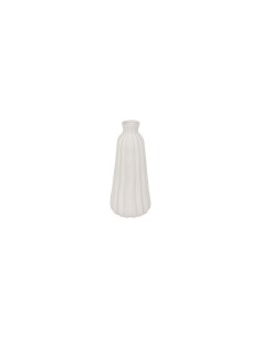 Vaso Fernan, ceramica bianca, D. 13 cm, H. 30 cm, design elegante, stoneware