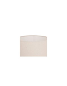 Lampada da terra, Rafa, D. 24 cm, H. 107 cm, legno beige, hevea, pvc, steel