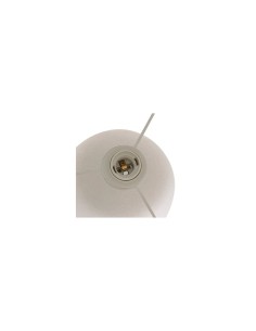 Lampada da terra, Keyah, D. 28 cm, A. 111 cm, bianca, stoneware