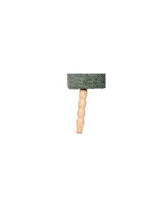 Sgabello d’appoggio, Spolo, D. 38 cm, H. 39 cm, ciniglia verde cedro