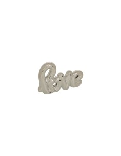 Decorazione parola, Love, L. 21,4 cm, P. 4 cm, A. 14 cm, ceramica assortita